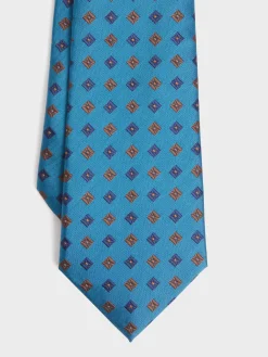 CORBATA JACQUARD MF AZUL