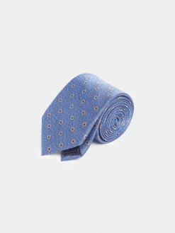 CORBATA JACQUARD MF AZUL