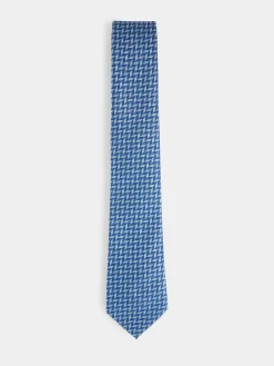CORBATA JACQUARD MF AZUL