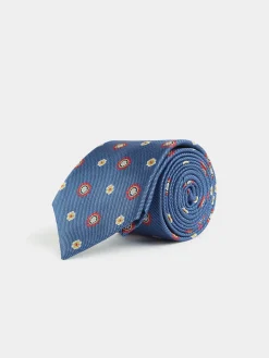 CORBATA JACQUARD MF AZUL