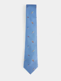 CORBATA JACQUARD MF AZUL