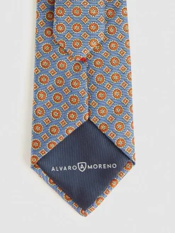 CORBATA JACQUARD MF AZUL