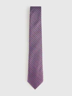 CORBATA JACQUARD MF AZUL