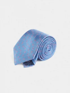 CORBATA JACQUARD MF AZUL