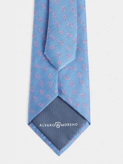 CORBATA JACQUARD MF AZUL