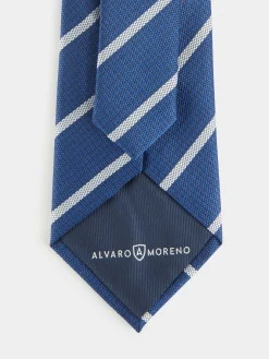 CORBATA JACQUARD MF AZUL