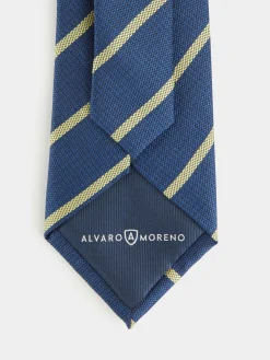 CORBATA JACQUARD MF AZUL