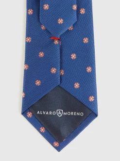 CORBATA JACQUARD MF AZUL