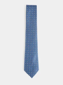 CORBATA JACQUARD MF AZUL