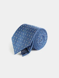 CORBATA JACQUARD MF AZUL