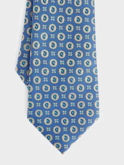 CORBATA JACQUARD MF AZUL