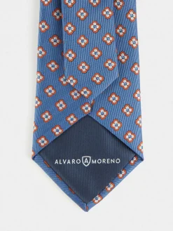 CORBATA JACQUARD MF AZUL