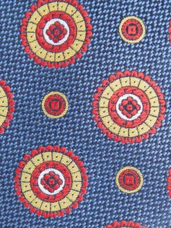 CORBATA JACQUARD MF AZUL