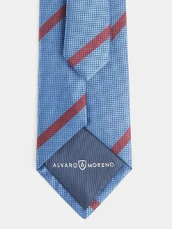 CORBATA JACQUARD MF AZUL