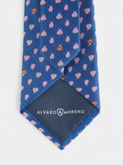 CORBATA JACQUARD MF AZUL