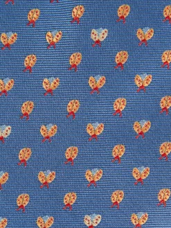 CORBATA JACQUARD MF AZUL
