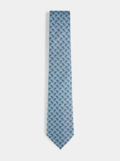 CORBATA JACQUARD MF AZUL