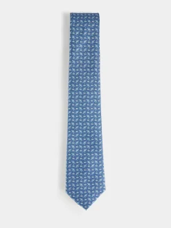 CORBATA JACQUARD MF AZUL