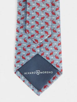 CORBATA JACQUARD MF AZUL