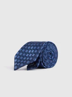CORBATA JACQUARD MF AZUL