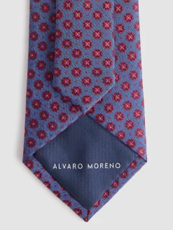 CORBATA JACQUARD MF AZUL