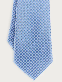 CORBATA JACQUARD MF AZUL