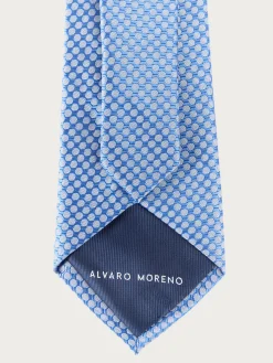 CORBATA JACQUARD MF AZUL