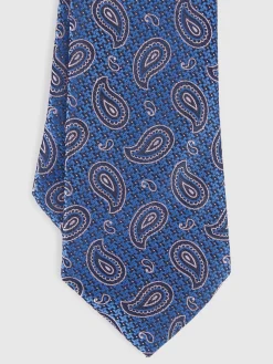 CORBATA JACQUARD MF AZUL