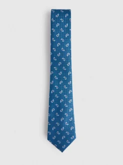 CORBATA JACQUARD MF AZUL
