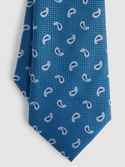 CORBATA JACQUARD MF AZUL