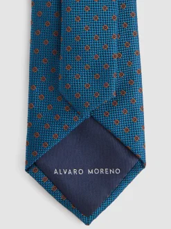 CORBATA JACQUARD MF AZUL