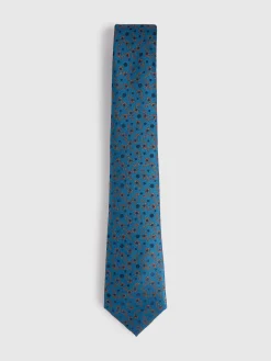 CORBATA JACQUARD MF AZUL