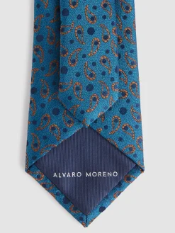 CORBATA JACQUARD MF AZUL
