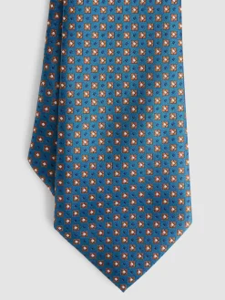 CORBATA JACQUARD MF AZUL