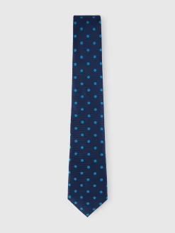 CORBATA JACQUARD MF AZUL