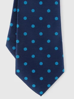 CORBATA JACQUARD MF AZUL