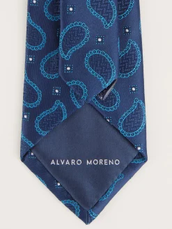 CORBATA JACQUARD MF AZUL