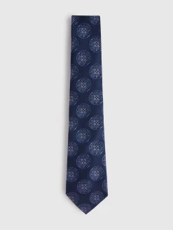 CORBATA JACQUARD MF AZUL