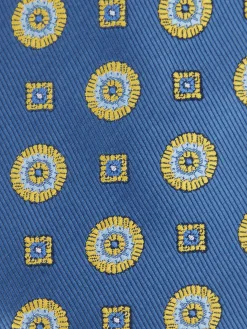 CORBATA JACQUARD MF AZUL