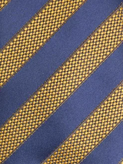 CORBATA JACQUARD MF AZUL MARINO