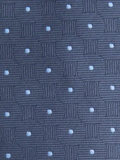 CORBATA JACQUARD MF AZUL MARINO