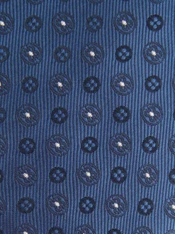 CORBATA JACQUARD MF AZUL MARINO