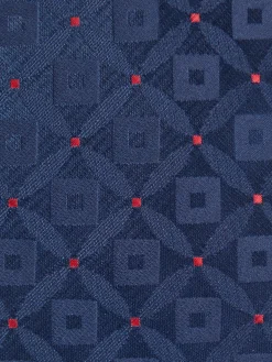 CORBATA JACQUARD MF AZUL MARINO