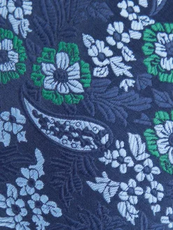 CORBATA JACQUARD MF AZUL MARINO