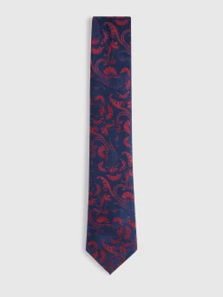 CORBATA JACQUARD MF AZUL MARINO