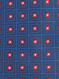 CORBATA JACQUARD MF AZUL MARINO