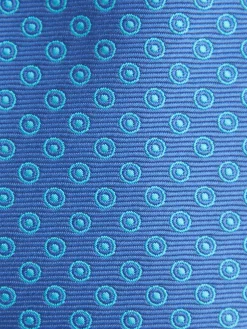 CORBATA JACQUARD MF AZUL MARINO