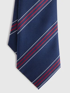 CORBATA JACQUARD MF AZUL MARINO