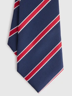 CORBATA JACQUARD MF AZUL MARINO