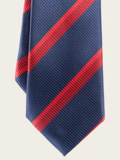 CORBATA JACQUARD MF AZUL MARINO